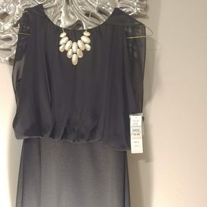 Black dress or cocktail dress/w Chiffon